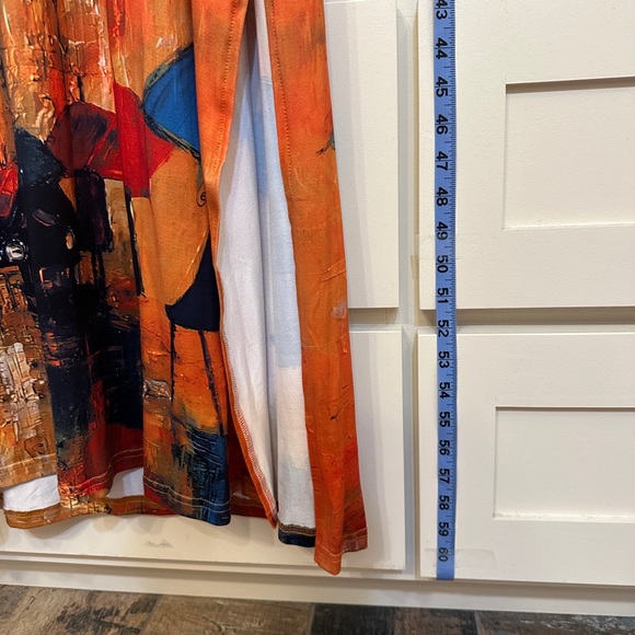 XL Multi colored maxi dress - Picture 4 of 5